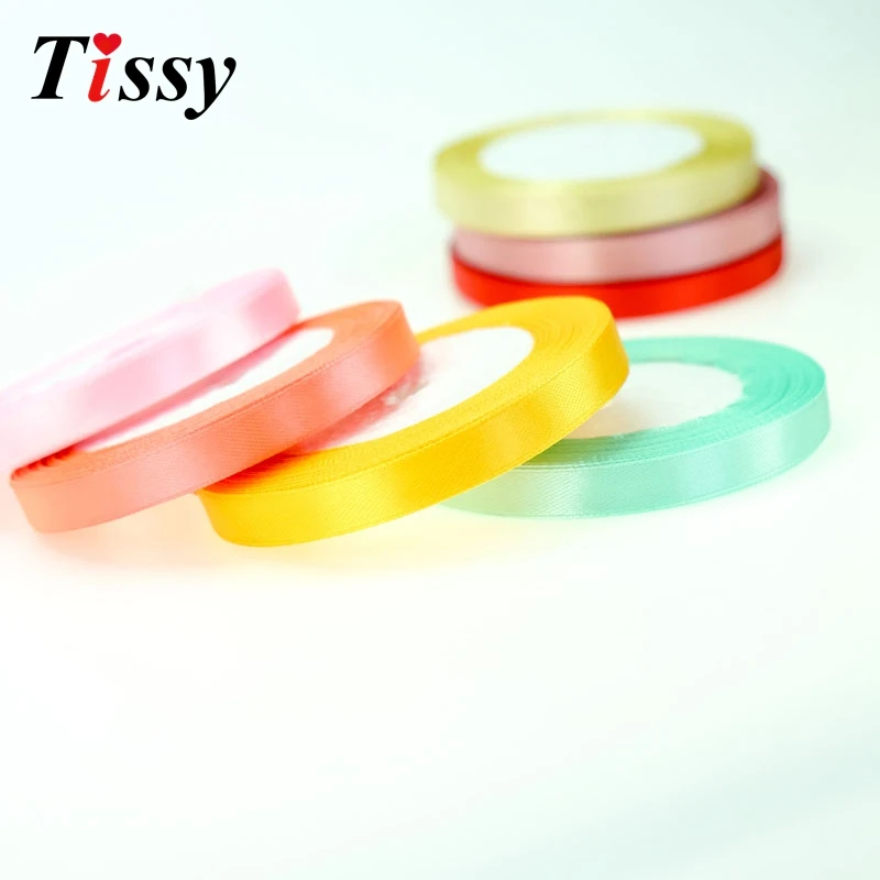 

(22m/roll)Width 10mm Hot!Best Price Single Satin Ribbon Gift Packaging Ribbon For Home&Wedding Party Decoration 29 Colors