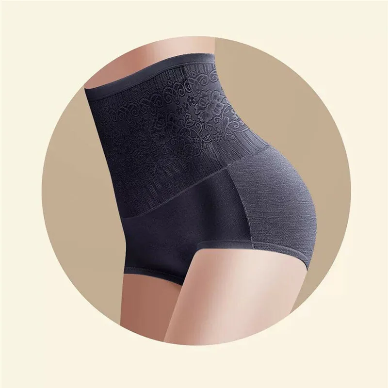Бесшовное женское корректирующее белье с высокой талией для похудения контроль