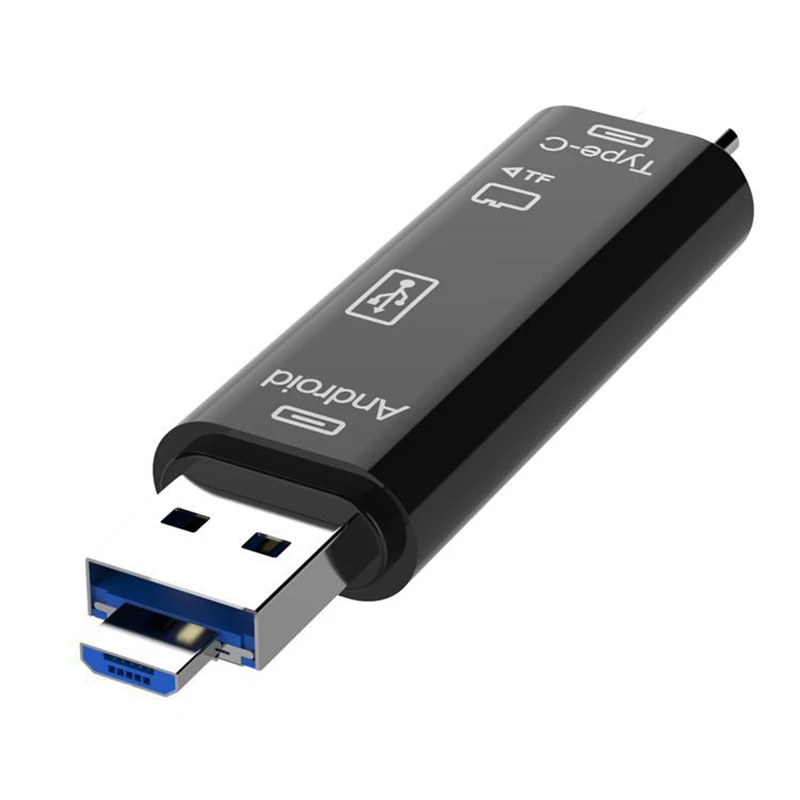 Все в 1 Micro usb type C кард-ридер карта TF/Micro SD ридер USB 2,0 кард-ридер OTG адаптер fr Android телефон компьютер