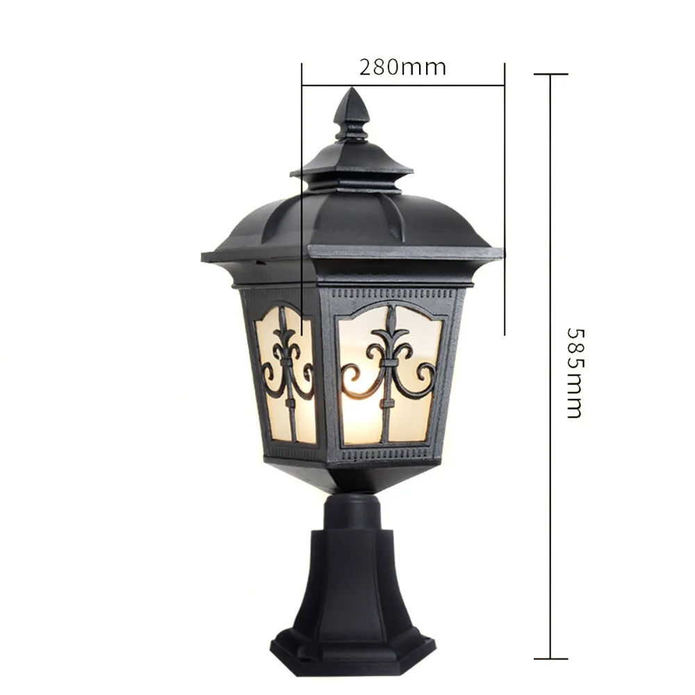 Стерн открытый pillarr лампы забор фонари сад трава зеленая СВЕТОДИОДНАЯ лампа