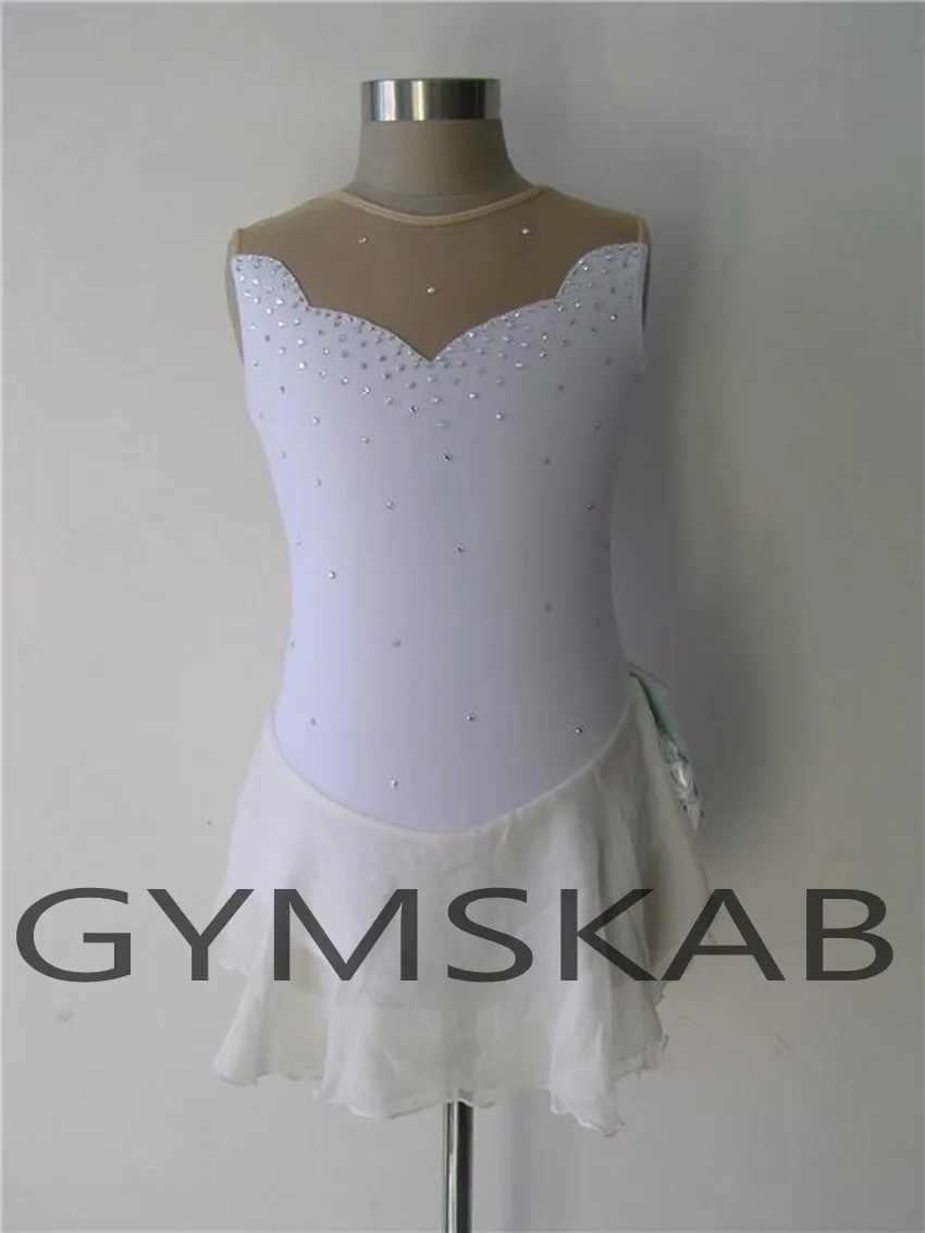 2018 изящное платье для фигурного катания женское на коньках без рукавов костюм