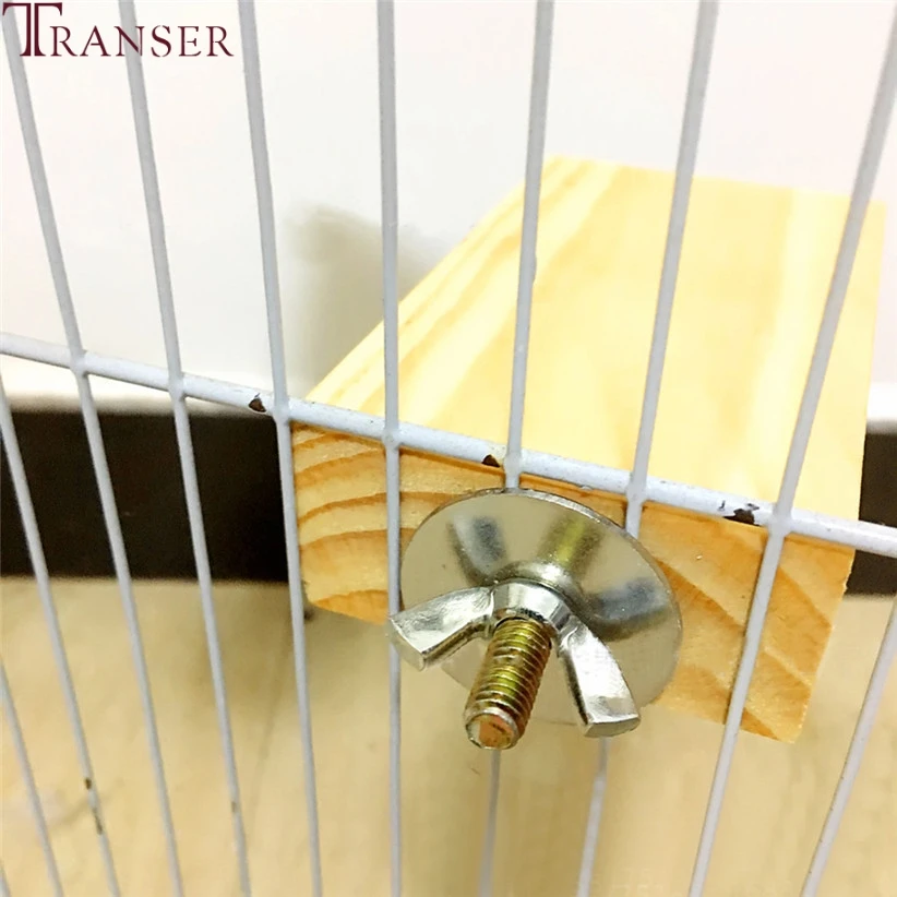 Пружинная доска для питомцев Transer деревянная подставка птичьей клетки домашних
