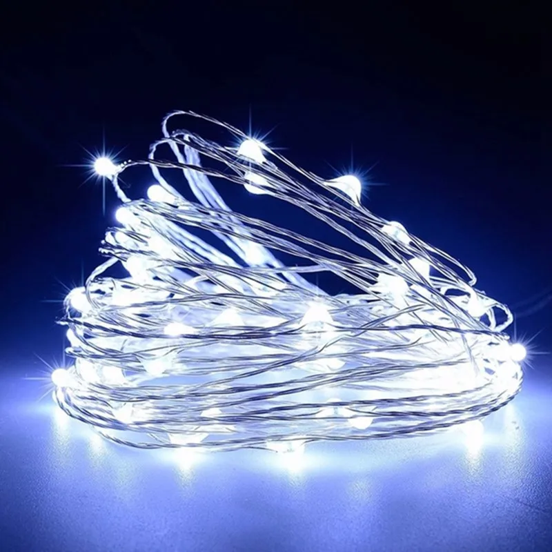Светодиодная гирлянда 10 м 33 фута 100 светодиодов 5 В питание от USB|string lights|led string