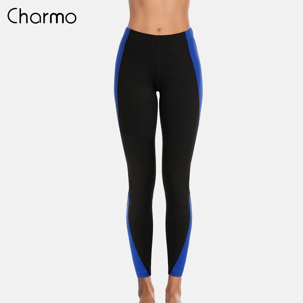 Брюки Charmo женские для йоги облегающие спортивные штаны с завышенной талией