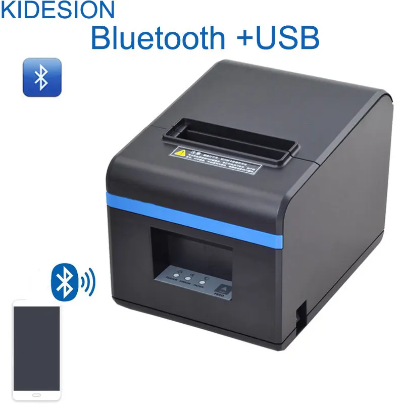 Новое поступление 80 мм автоматический резак чековый принтер POS usb-порт для принтера или Ethernet порт или Bluetooth интерфейс для молочного чайного магазина
