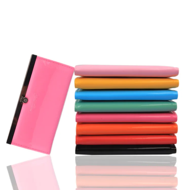 Женские бумажники карамельного цвета декоративные железные большие