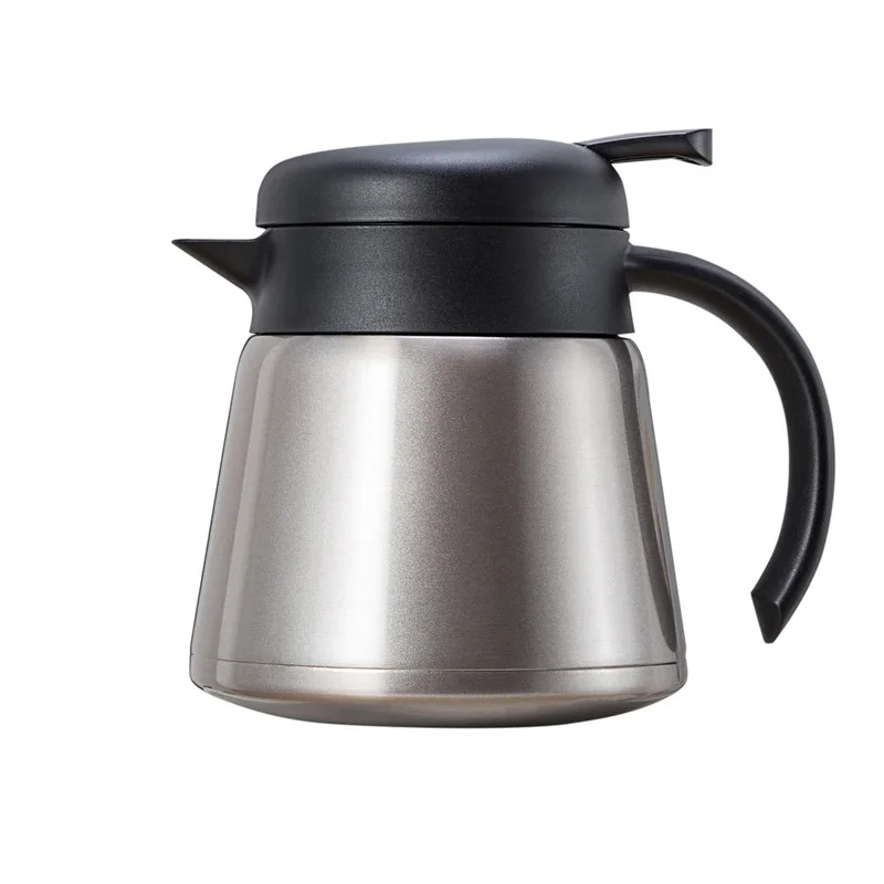 Бытовая Нержавеющая сталь двойной изоляционный горшок кофейник холодный чайник