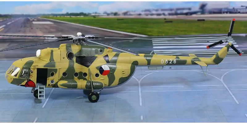 37049 1/72 масштаб предварительно построенный Mi-17 Mi-8M хип-советская транспортная вертолет хобби готовая пластиковая модель самолета - Цвет: 37049