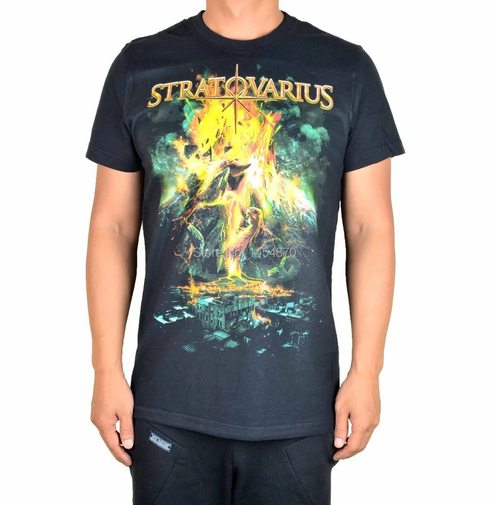 Футболка с изображением вулканической стратоварии финской группы рок 3d рубашка