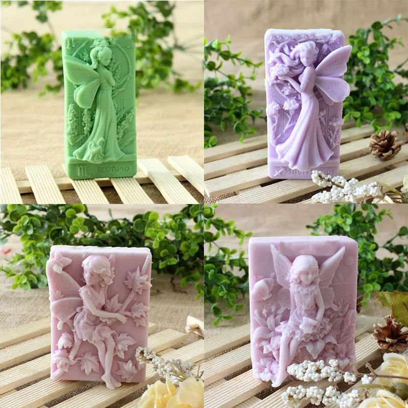 Силиконовые формы для мыла в форме феи резиновые силиконовые ручной работы