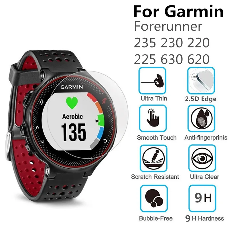 10 шт. Защита экрана для Garmin Forerunner 235 230 220 225 630 620 круглые умные часы | Электроника