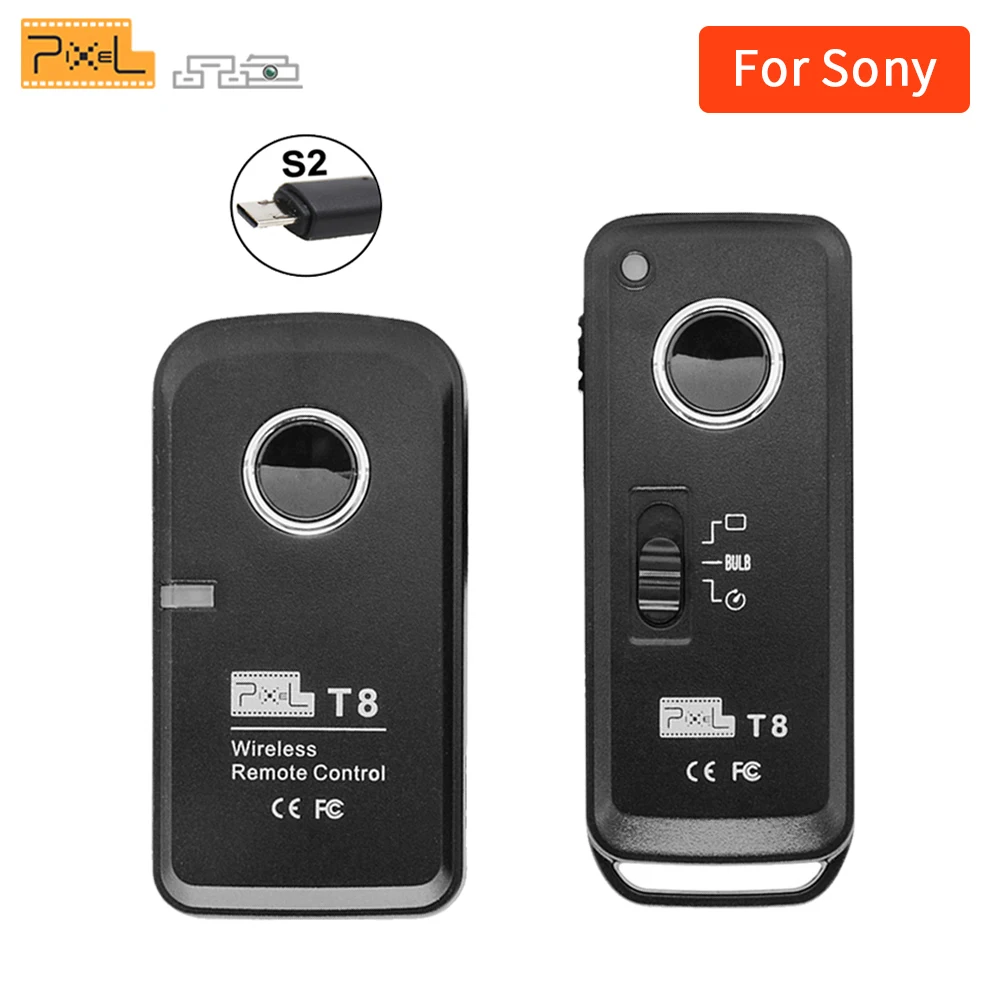 Беспроводной пульт дистанционного управления Pixel T8/S2 2 4 ГГц FSK для dslr камеры Sony A3000