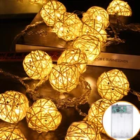 fairy garland led ball led light string lights for christmas tree wedding home indoor decoration garland battery powered