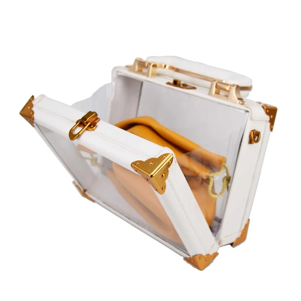 Прозрачная коробка Форма Для женщин вечерние вечерняя сумочка BS010 женская сумка