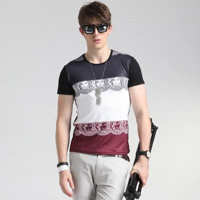 2018 Лето Европа Новый Стиль Мода Повседневная футболка бренд High-End Костюмы круглым
