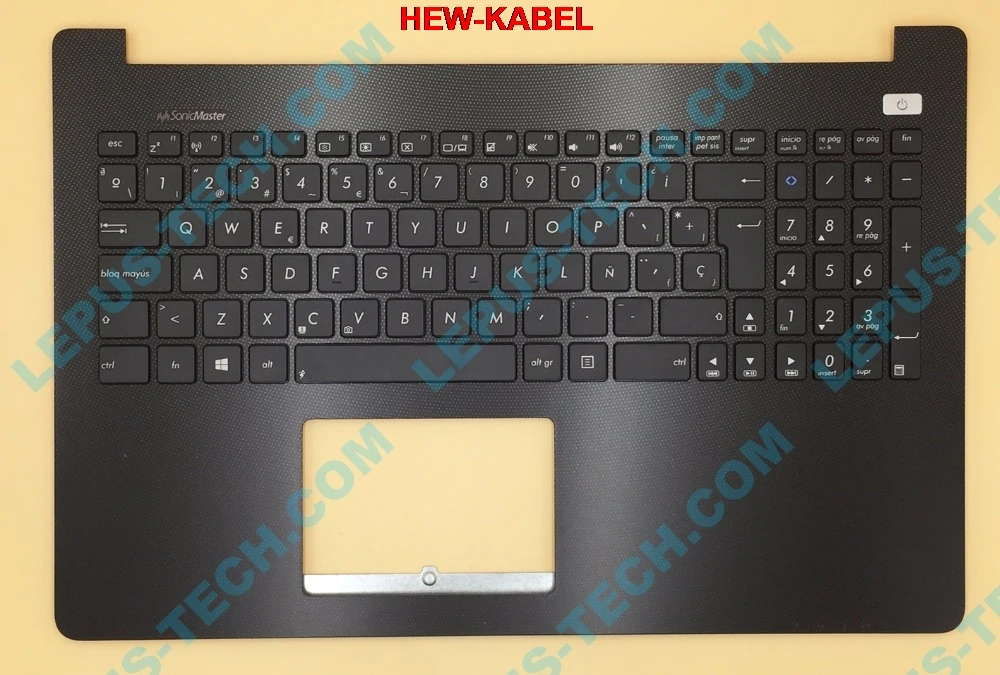 SP испанская клавиатура для ASUS X502 X502CA 90NB00I1 R31SP1 с подставкой Топ чехол черный