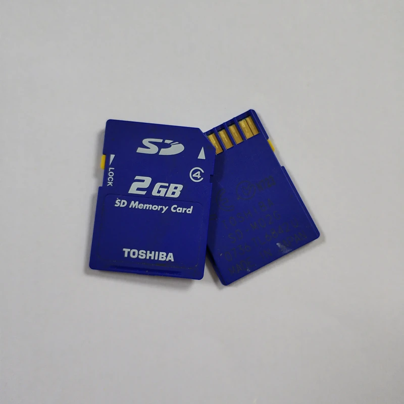 Оригинальная Toshiba sd-карта 2 Гб класс 2 SD 2G карта памяти безопасная SD карта памяти для цифровых камер