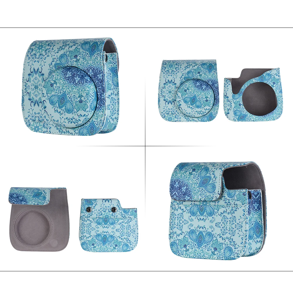 Сумка Andoer из искусственной кожи для камеры защитный чехол Fujifilm Instax Mini 8 + 9 s