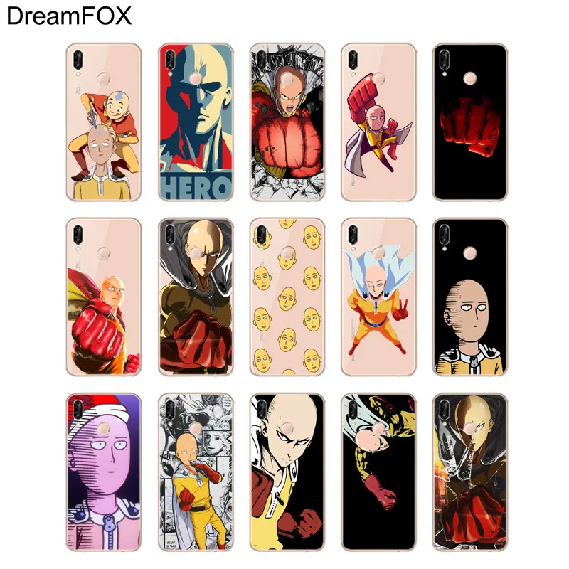 DREAMFOX N163 One Punch Man Мягкий ТПУ силиконовый чехол для Huawei Honor 6a 6C 7X9 10 P20 P30 Lite Pro P Smart |