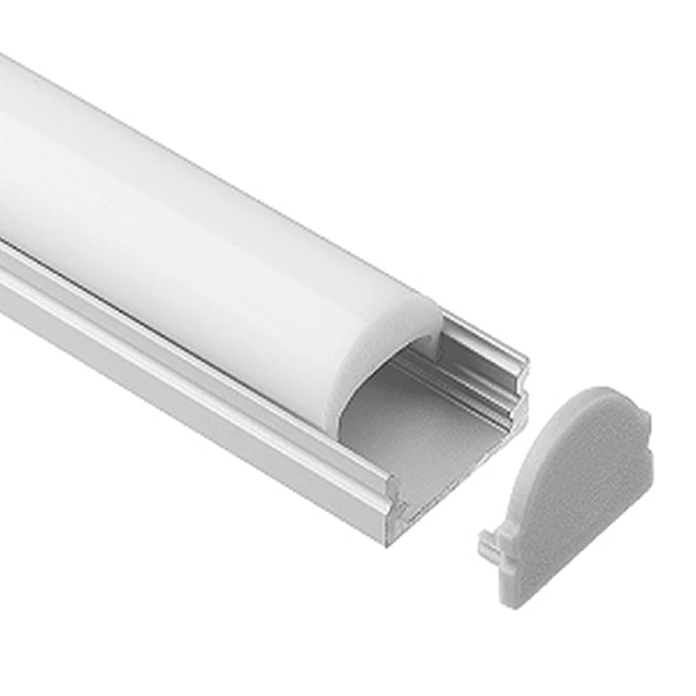 10 50 м в упаковке 1 штуке светодиодный алюминиевый профиль тонкий с молочным