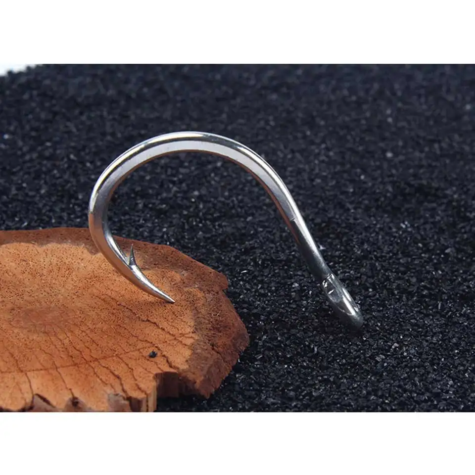Mustad 10881 рыболовные крючки оригинальные 1/0-11/0 рыболовные крючки, профессиональные глубоководные рыболовные крючки
