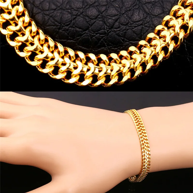 Kpop набор из сетчатой цепочки мужские ювелирные браслеты трендовые Подарочные