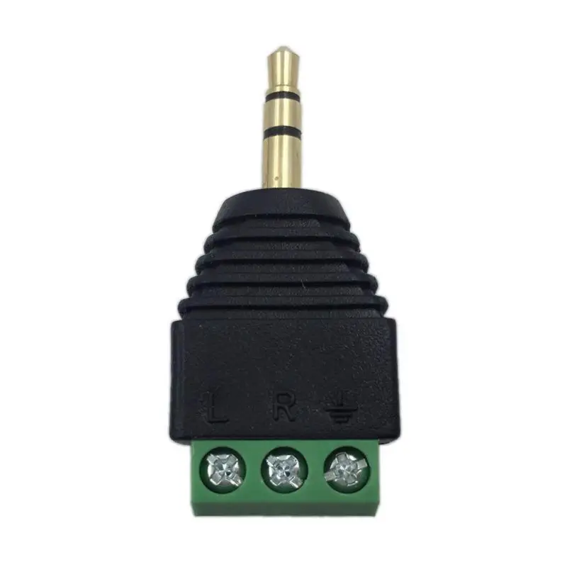2019 2 шт./компл. Аудио адаптеры позолоченный 3 5 мм двухканальный стерео разъем для