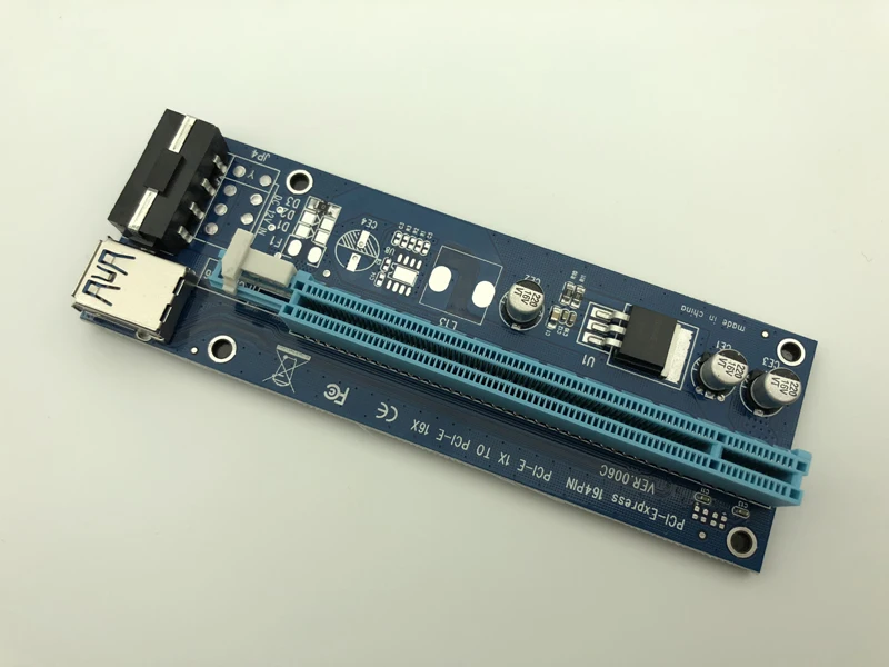 6 шт. 006C USB 3 0 PCI E Express 1X 4x 8x 16x расширитель переходника карта SATA 15pin папа к 4pin кабель