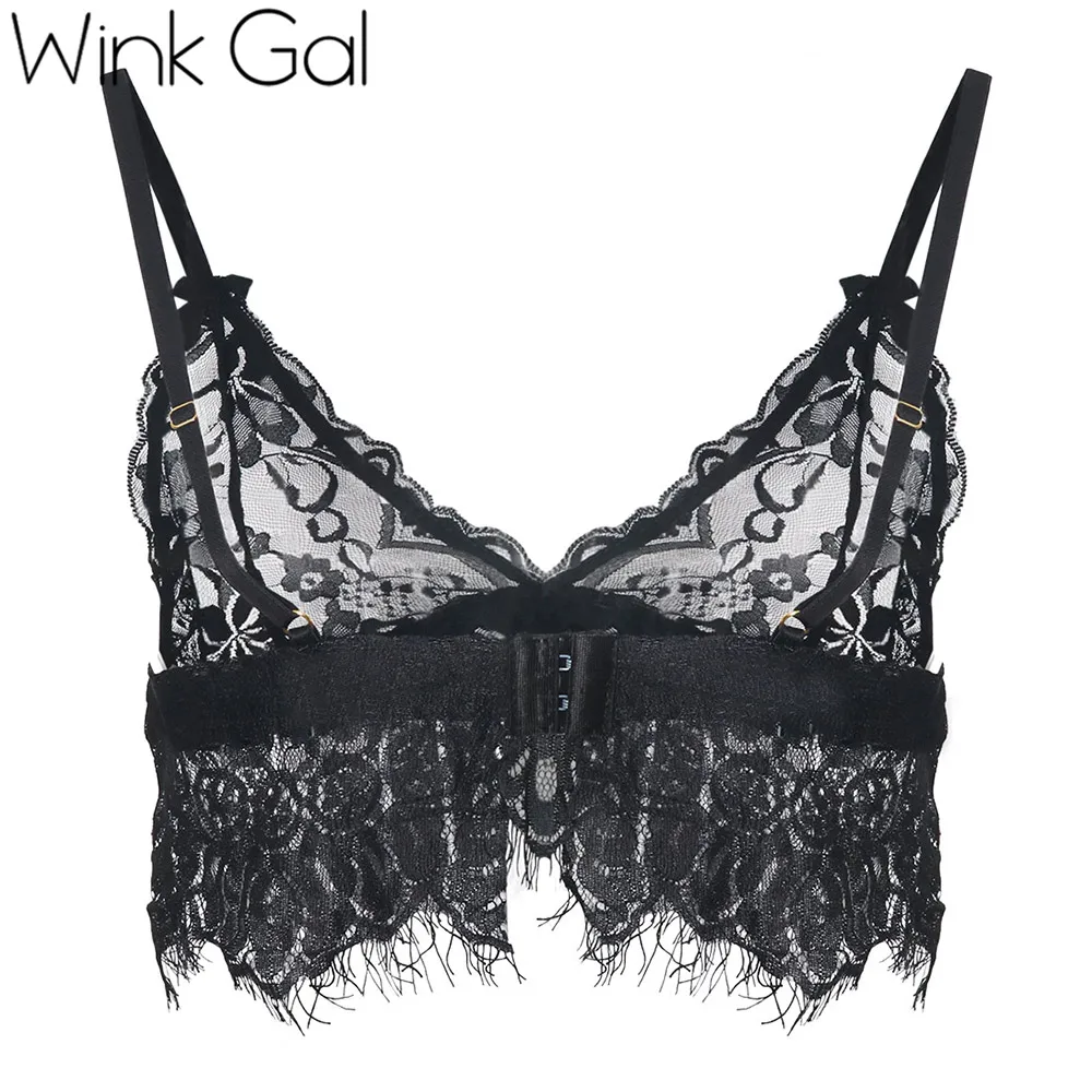 Wink Gal/модный новый кружевной бюстгальтер для женщин сексуальный треугольный