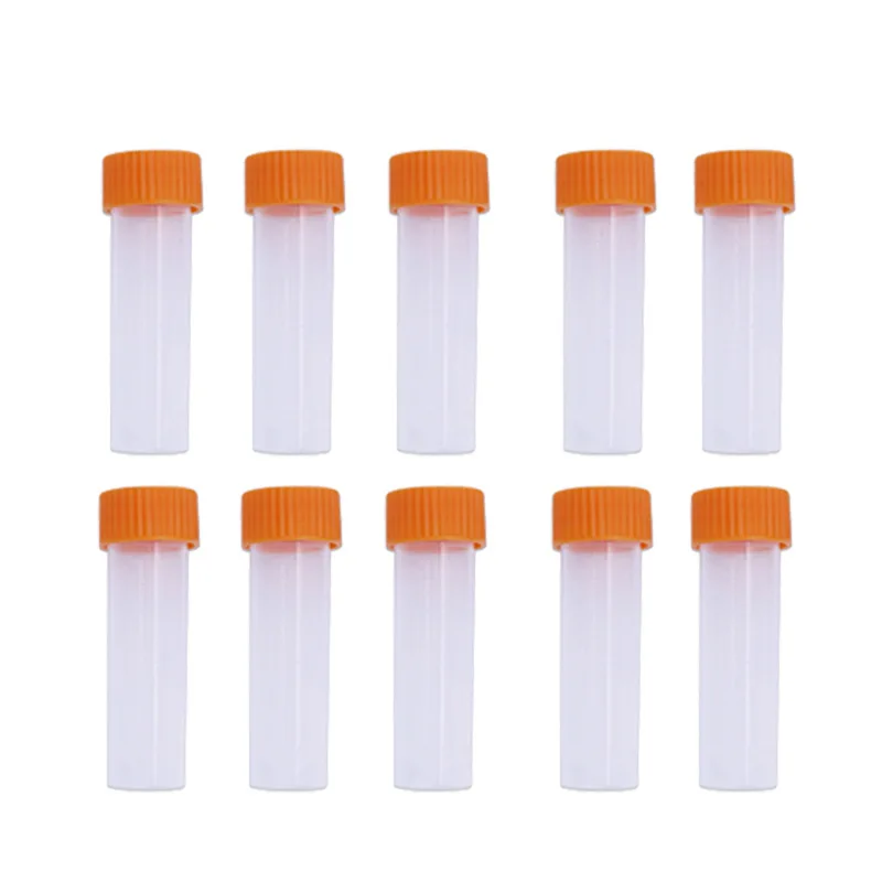 A 5ML 10 шт. прозрачный функциональный контейнер для игл с вышивкой, контейнер для игл, держатель, коробка, бутылка для игл, аксессуары для швейных инструментов - Цвет: A 5ML