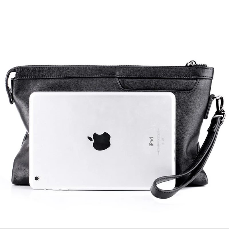 Wmnuo брендовая мужская сумка из натуральной воловьей кожи клатчи мужской тонкий