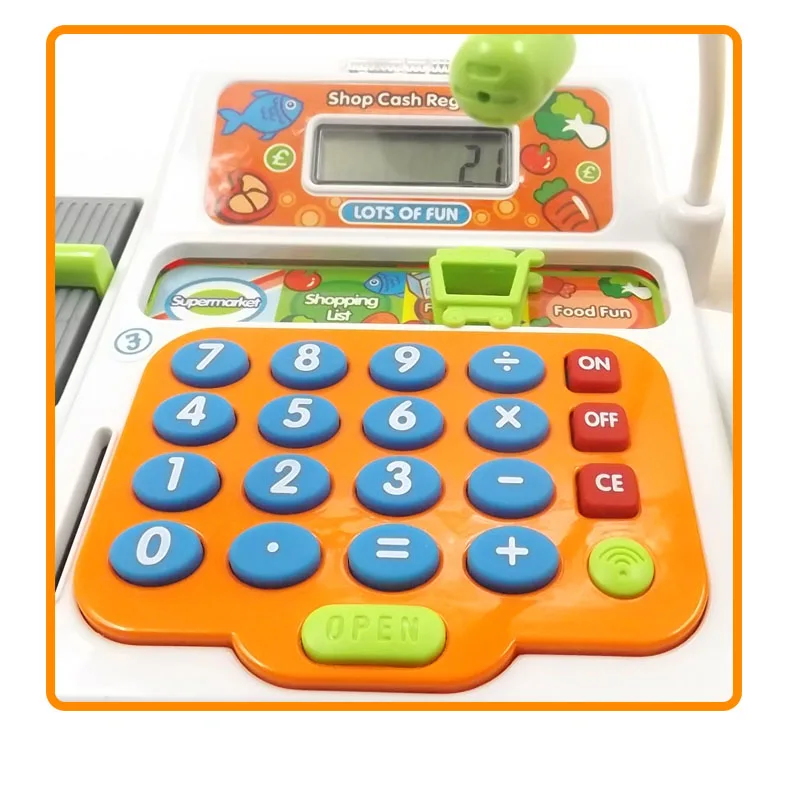 Имитация кассового аппарата игрушка для детей ролевая игра Монтессори