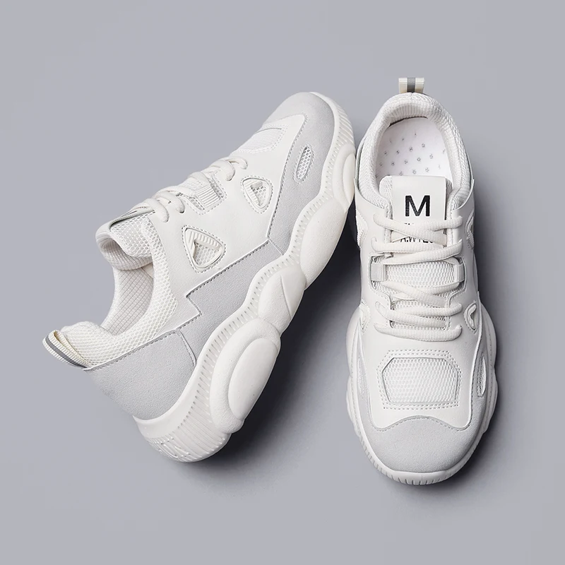 Женская обувь кроссовки с маленьким медведем подошва Новинка 2019 года