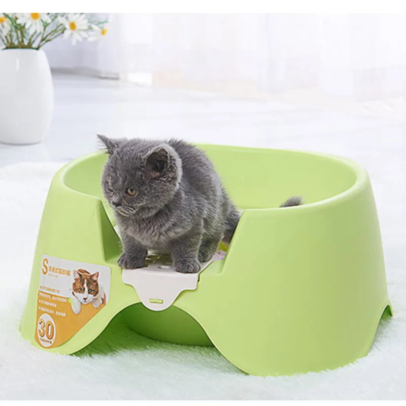 Постельные принадлежности для кошек полузакрытый кошачий Туалет щенка котенка