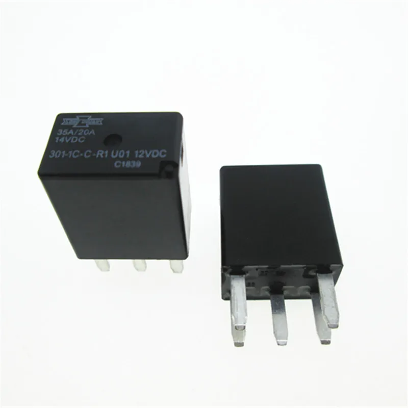 Авто реле 12V 301-1C-C-R1 U01 12VDC 301-1C-C-R1-12VDC 301-1C-C-R1-U01 3011CCR1 3011CCR1-12VDC 12VDC DC12V 5pin 5 шт./лот