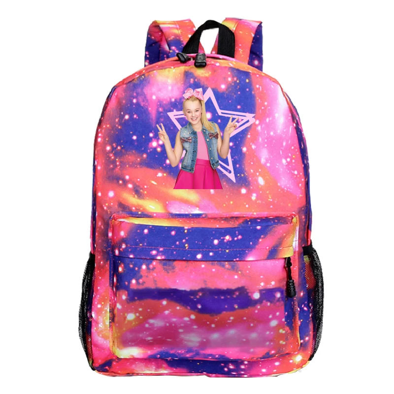 

Beautiful Jojo Siwa Knapsack Boys Girls School Rucksack Men Women Hot Sale Men Women Backpack