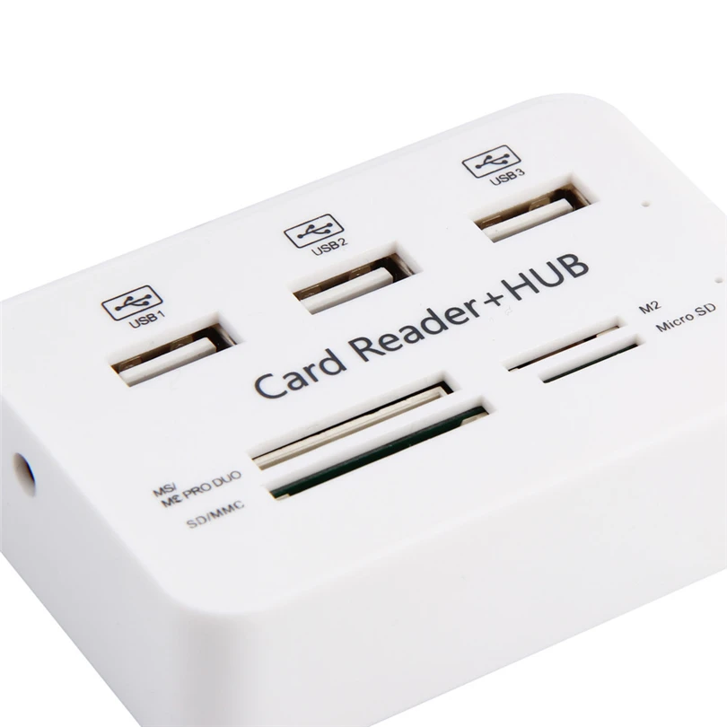 Micro usb-хаб 3 0 Combo порта Кардридер высокоскоростной USB-разветвитель все в одном USB
