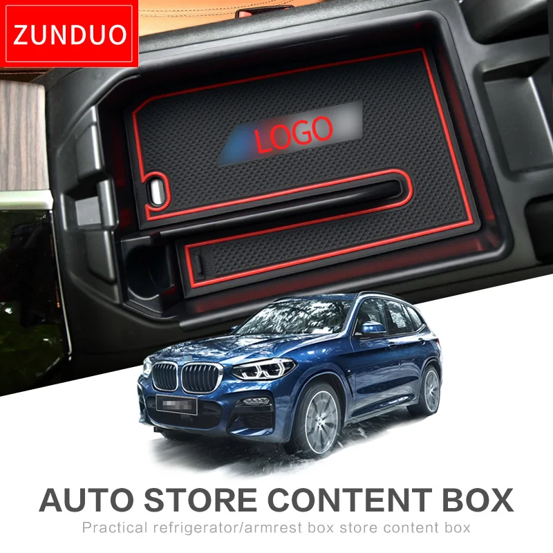 ZUNDUO автомобильный центральный подлокотник коробка для BMW X1 X3 1 серия 2016 2019 F48 G01 2017