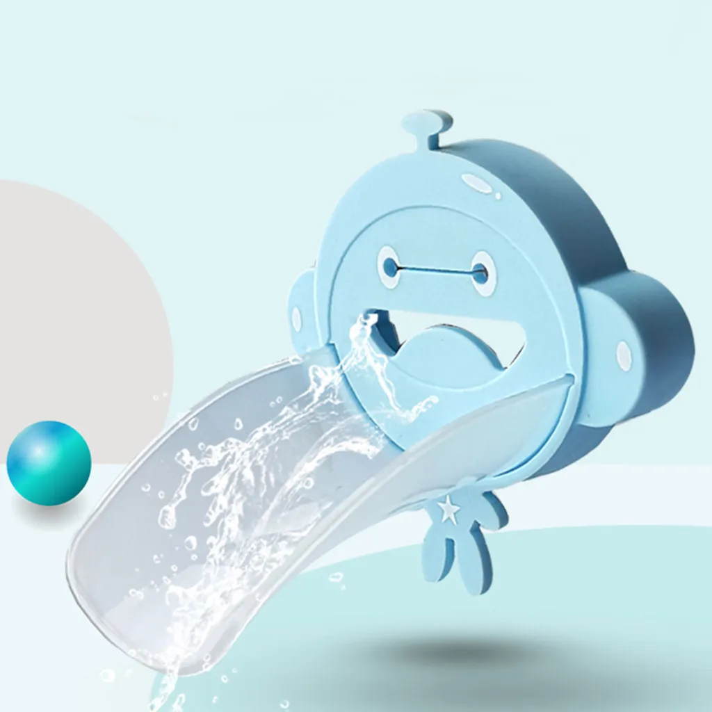 Kitchen Bathroom Kids Cartoon Faucet Extension Helper Handle Baby Accessories Cartoon Faucet Tool Children Washing Kitchen