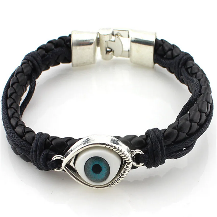 2017 модный Голубой Глаз Хамса рука Религия Шарм голубые бусы счастливый браслет