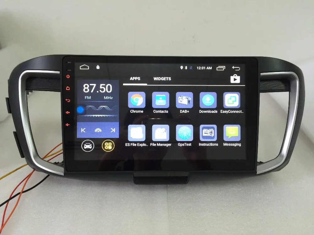 10,1 дюймов 1024x600 четырехъядерный Android 7,0 для HONDA odyssey, автомобиль deckless gps навигация, радио, 3g, Wifi, canbus, английский, черный