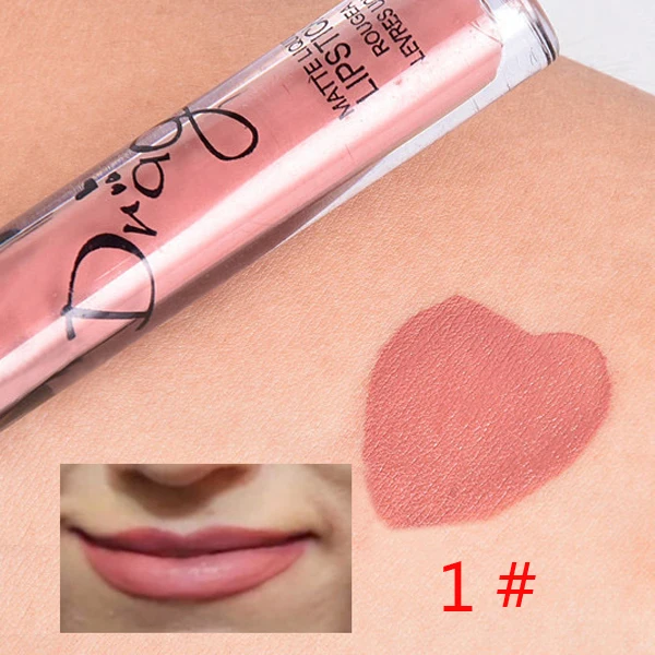 Лидер продаж! Batom помада телесного цвета стойкий блеск для губ водостойкая жидкая