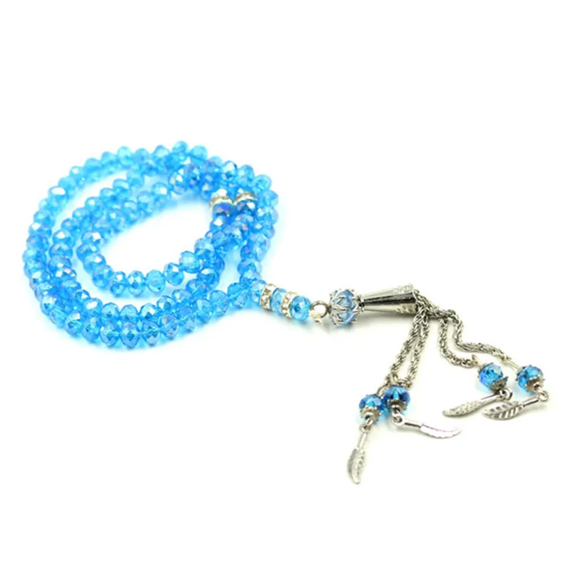 Молитвенные стеклянные бусины 6 мм 1 лот Четки мусульманские из леса для