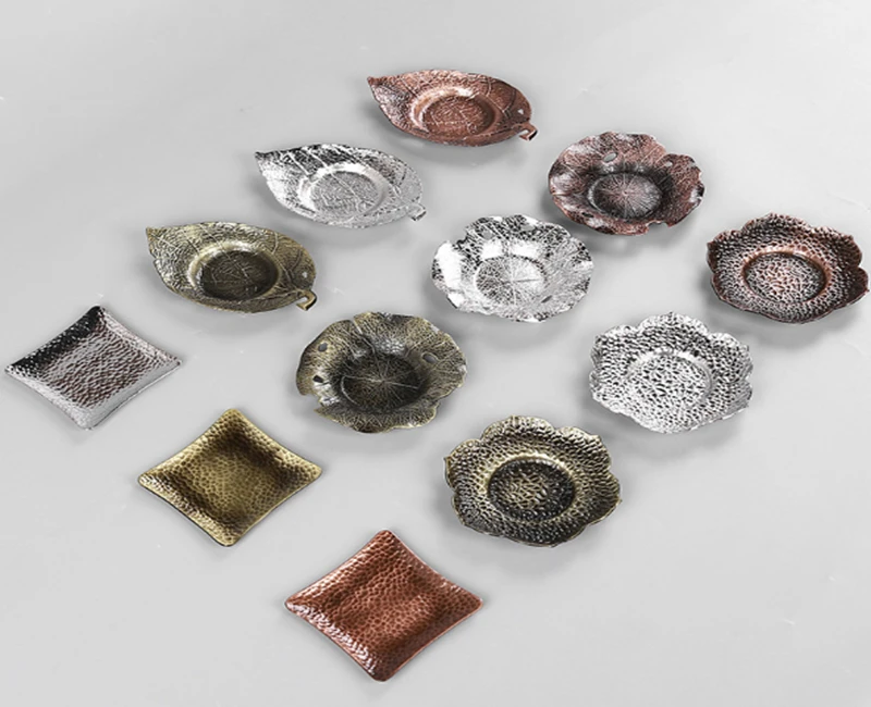 50 шт. металлические подносы для чая