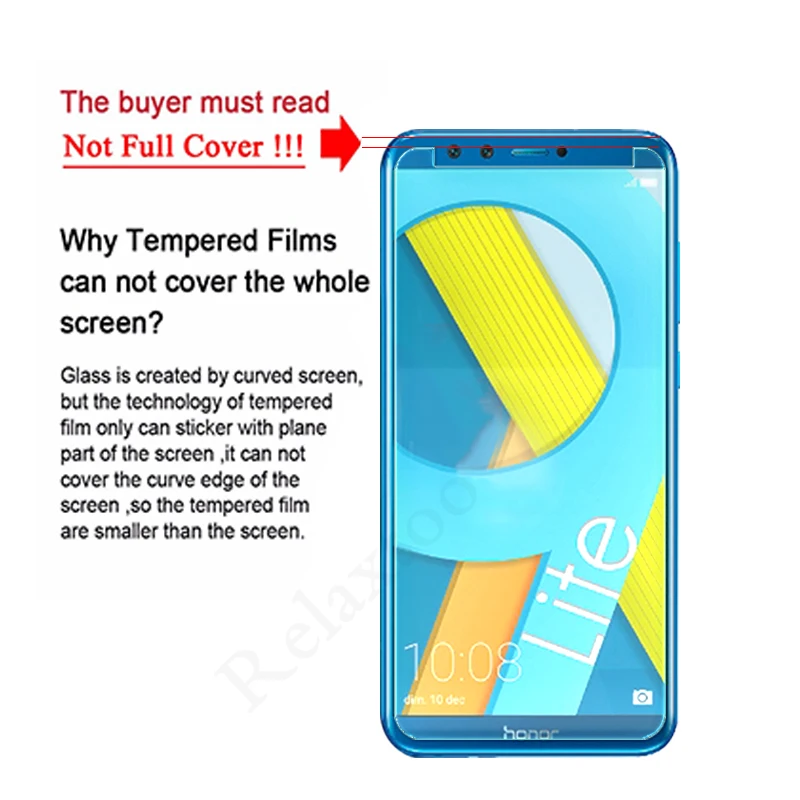 Закаленное стекло на honor 10 Lite светильник Защитное стекло для экрана протектор для huawei honor 9 lite honer 10lite Защитная пленка для телефона