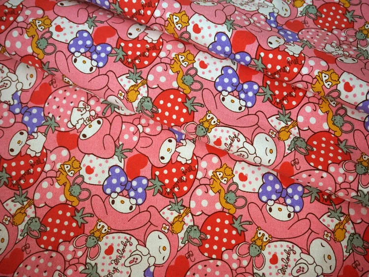 90 * 145 CM Patchwork Woven Canvas Lovely Cartoon Japan Mermaid for Children Home Textile School Bag PILLOW HANDBAG Sewing | Дом и сад