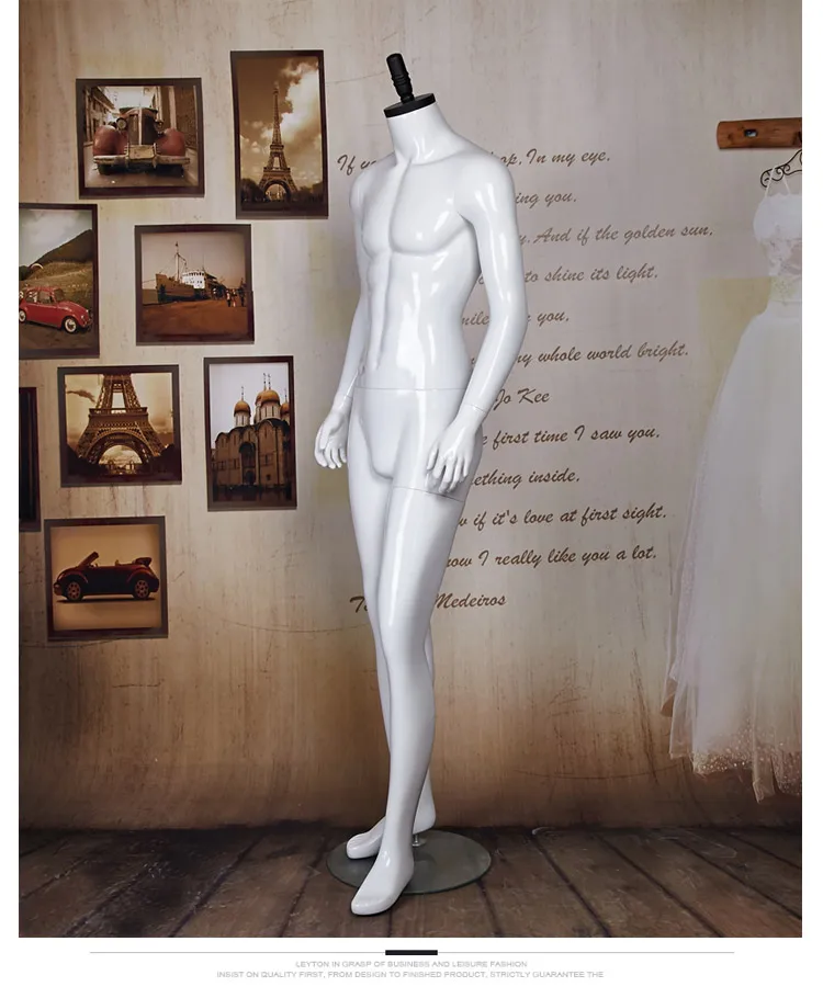 Высококачественный манекен для мужчин безголовый белая модель по акции | Дом и