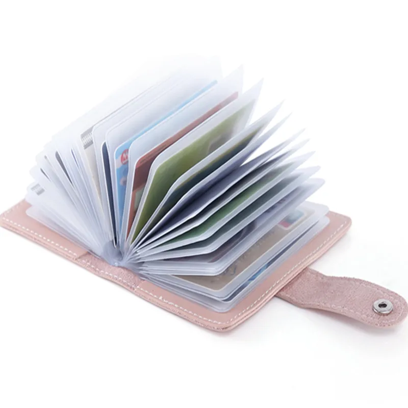 Новые вместительные деловые сумки с 24 отделениями для карт женщин и мужчин