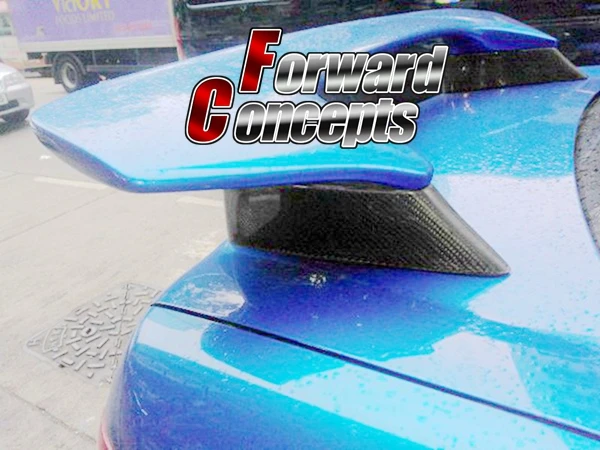 Для углеродного волокна 02-07 IMPREZA WRX STI GDA GDB заднее крыло спойлер багажника RISER BLOCKS