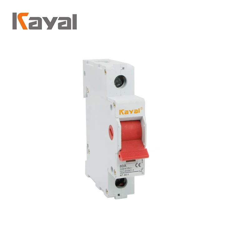 Genuinel Kayal Новый L7 домашний автоматический выключатель 1 2 3 4 P Тип C Мини 63A 6a